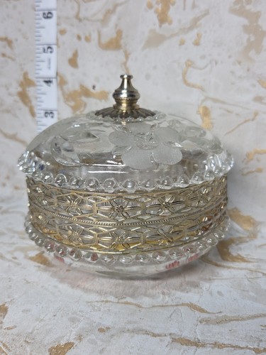 Vintage cut glass - glass, bowl