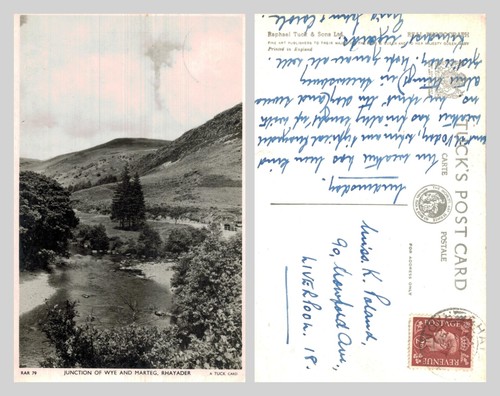 Vintage postcard junction of - -,