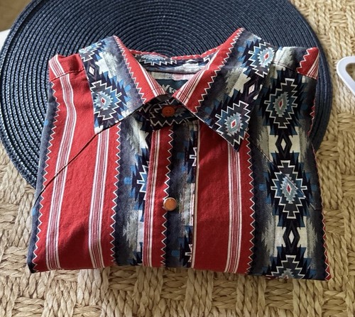 Wrangler western shirt mens - western,