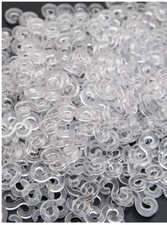 100pcs clear clips for - 100pcs,