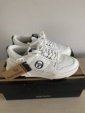 Sergio Tacchini Men's BB Court Lo Leather Trainers, White