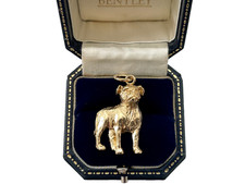 9ct Gold Dog Pendant year 2000