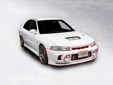 Mitsubishi Lancer Evo IV OEM style front bumper with lip v8