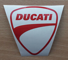 DUCATI Motorbike Helmet Vinyl Sticker SMALL SIZE 3.8 X 4.0 cm ( 2x Red Colour )
