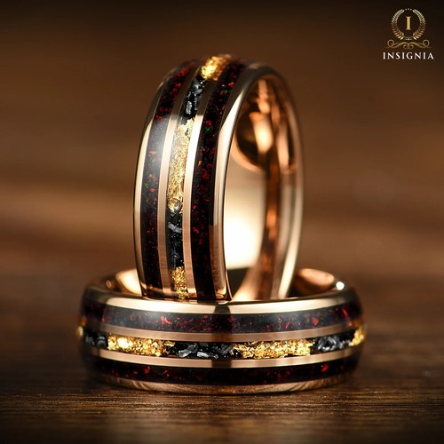 Men wedding band with - men's,