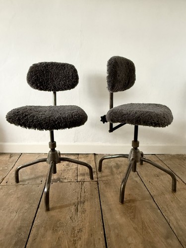 Pair vintage industrial - pair, of