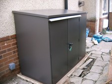Asgard Grey Bike Shed X3 with