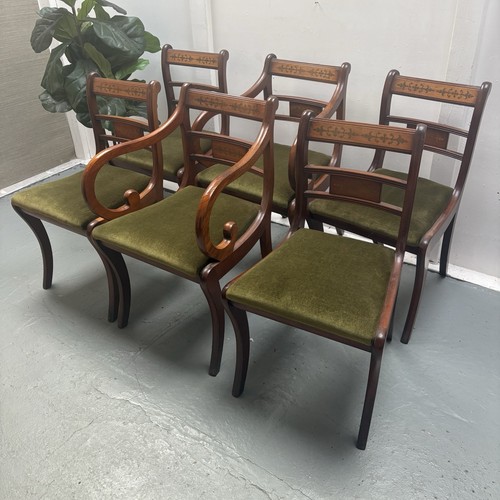 Set six antique regency - six,