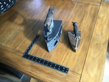 Two Antique Flat Irons - One