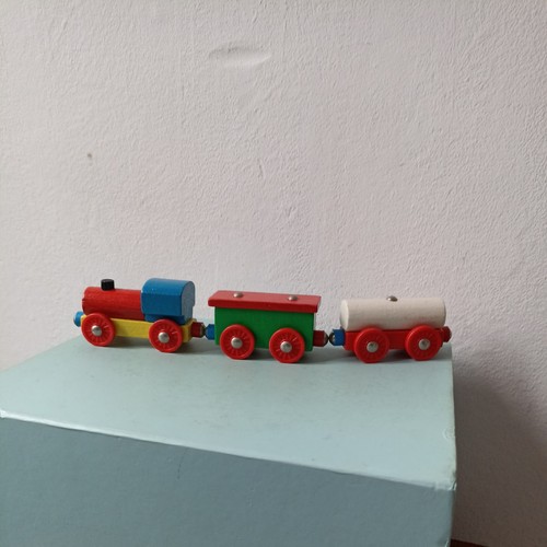 Wooden train and - train,