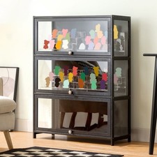 3Tier Acrylic Black Bamboo