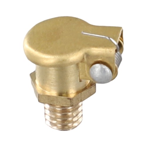 Brass galvanized alloy m6x1mm - brass,
