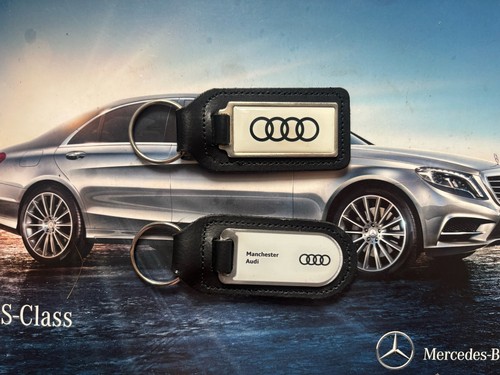 Two genuine audi keyrings - two,
