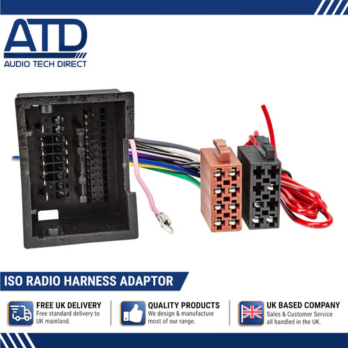 Iso radio adaptor for vauxhall - iso,