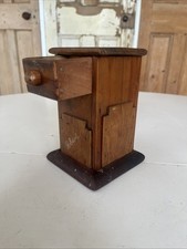 Vintage Wooden Money box Moneybox Piggy bank With Trap Door