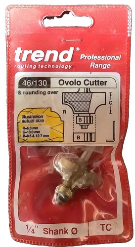 Trend 130 ovolo cutter - 46/130,