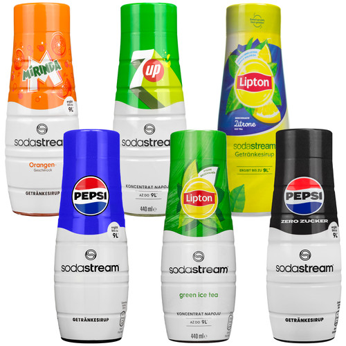 New sodastream syrup set - sodastream,