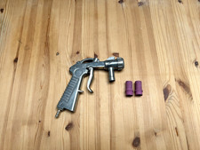 Universal Sand Blasting Gun Sandblaster + 2 Ceramic Nozzles Kit