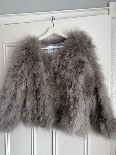Mimi bow slate - grey, real