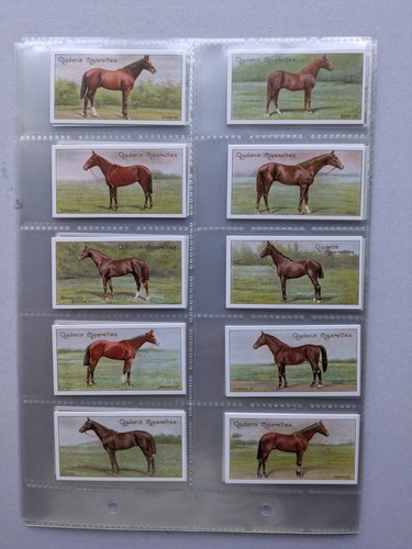 Cigarette cards ogden race - cigarette,