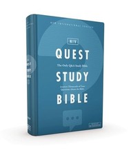 NIV, Quest Study Bible, Hardcover, Comfort Print: The O - Hardback NEW Zondervan