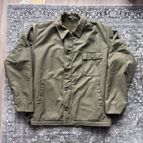 Vintage deck jacket - vintage, mens