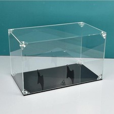 Acrylic Football Display Case Showcase Box Transparent Rugby Holder Storage Rack