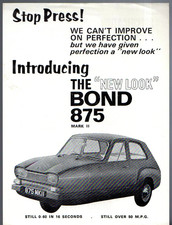 Bond 875 Mark II Saloon 1968