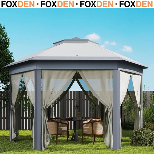 Large outdoor garden hexagon - garden,