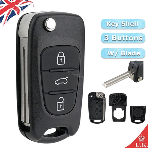 Button flip key fob - button,