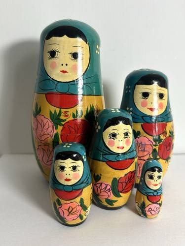 Vintage russian dolls - russian,