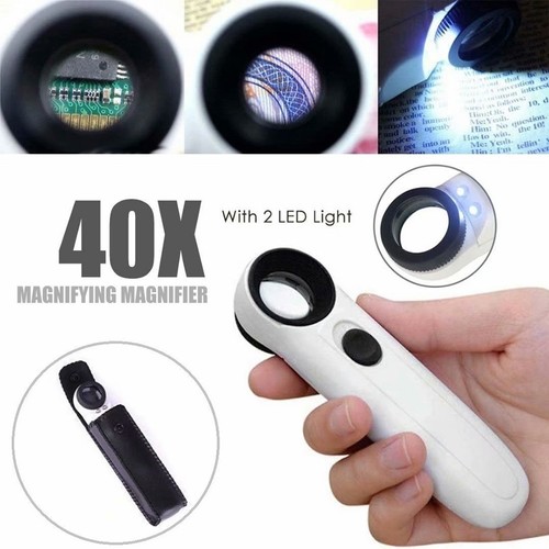 Small 40x magnifying glass - small,