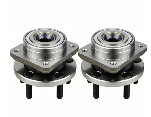 Pair front wheel hub - front,