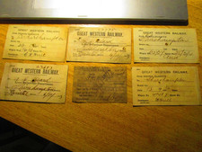 Antique Railway Luggage Labels GWR Midland Railways Joblot Bundle Circa 1900