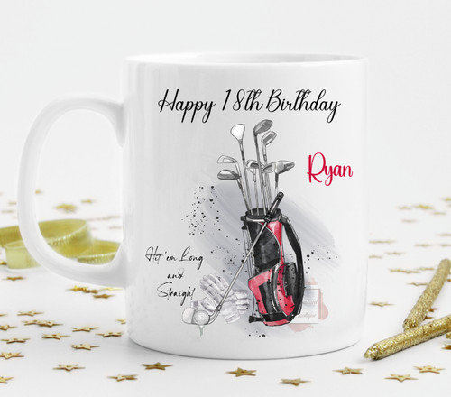 Personalised golf bag - personalised, club