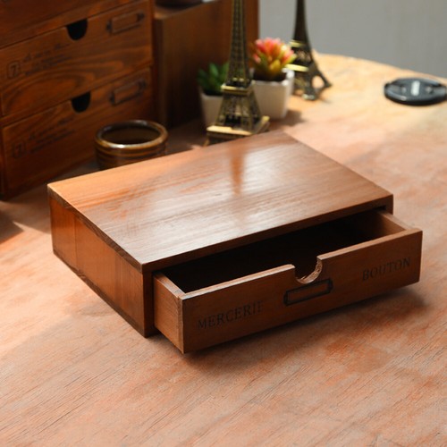 Single drawer retro desktop - single,