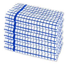 100X Terry Check Tea Towel