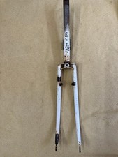 RETRO STEEL TANDEM /ROAD BIKE FORKS  / 1  1/8" INCH DIA  / 700c / THREADED
