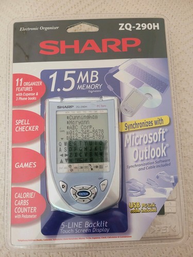Vintage sharp wizard - vintage, zq-290h