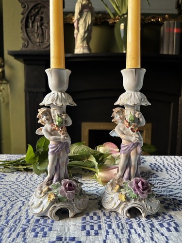 Pair antique schierholz german - antique,