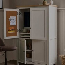 Next Malvern Cream Oak Small