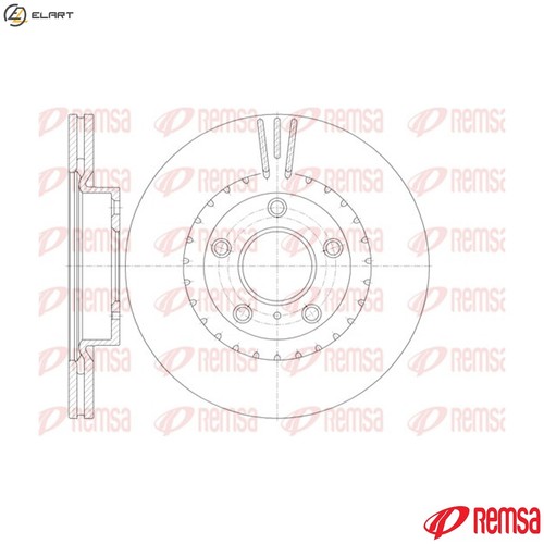 Brake disc 61722 for - brake,