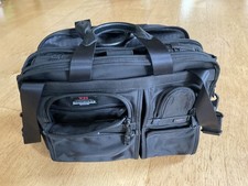 TUMI 2621D3 Expandable Organizer Briefcase Black 