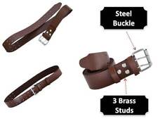 Scaffold Tool BELT BROWN Texture Leather Professional Builder work belt