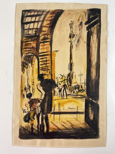 1960s original watercolor - 1960s,