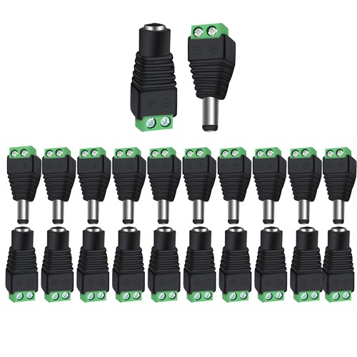 12v cctv female male - dc,