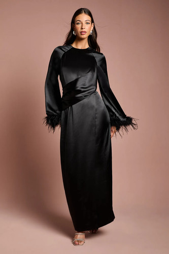 Coast black maxi dress - maxi, womens