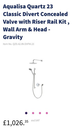 Aqualisa quartz digital shower - digital,