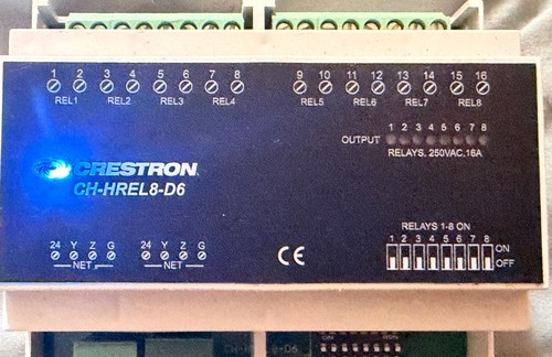 Crestron hrel8 8 relay - ch-hrel8-d6,