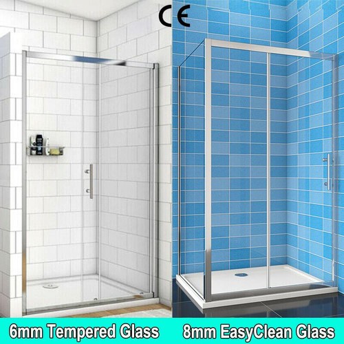 Sliding shower door - shower,